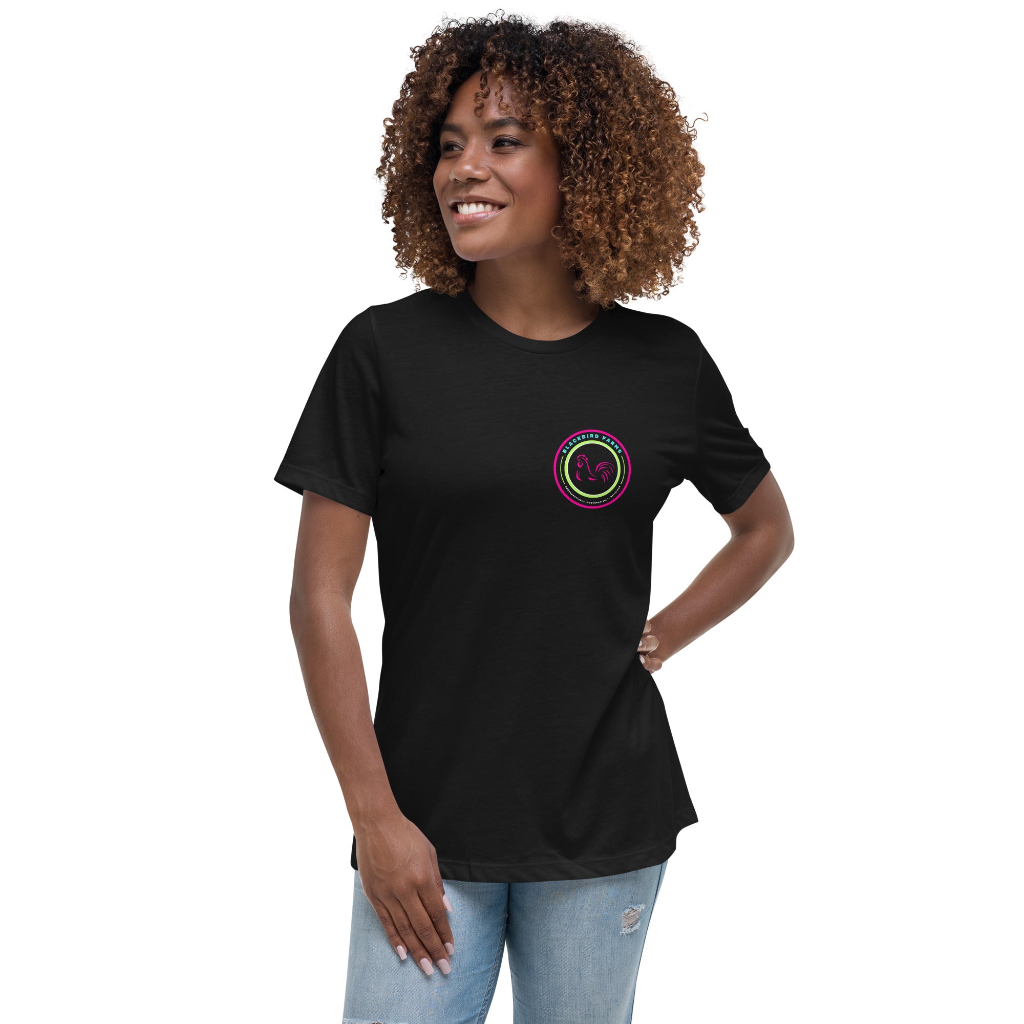 Womens Relaxed T-Shirt – Blackbird Farms
